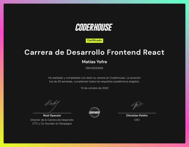 Certificacion front coder